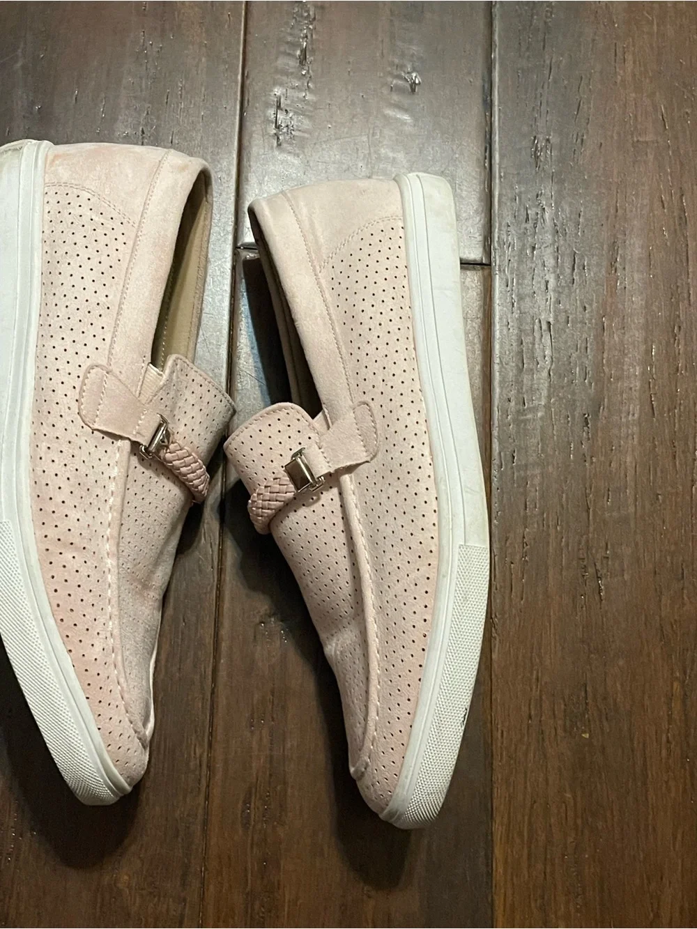 Brooklyn New York City Perforated Suede Slip-On Loafer